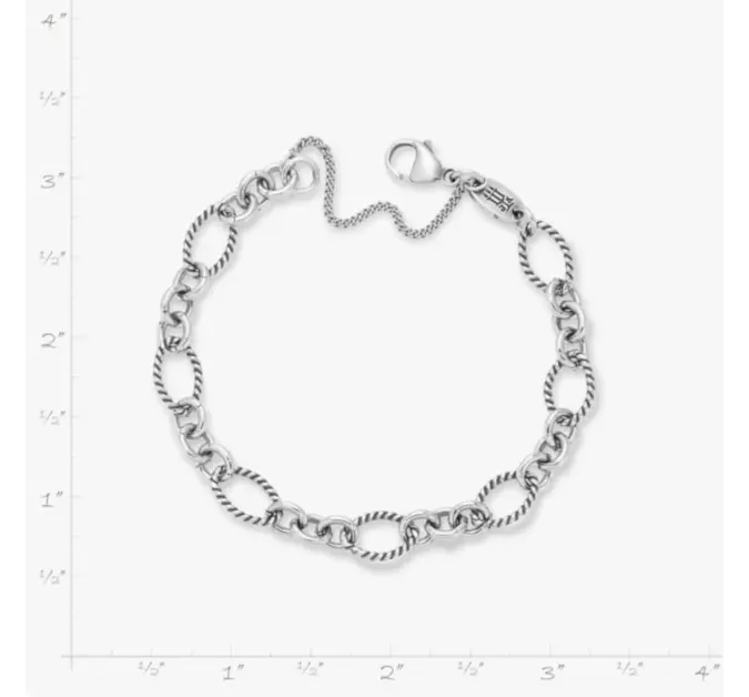 Oval Twist Charm Bracelet James Avery