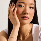 Initial Crystal Bracelet Angel