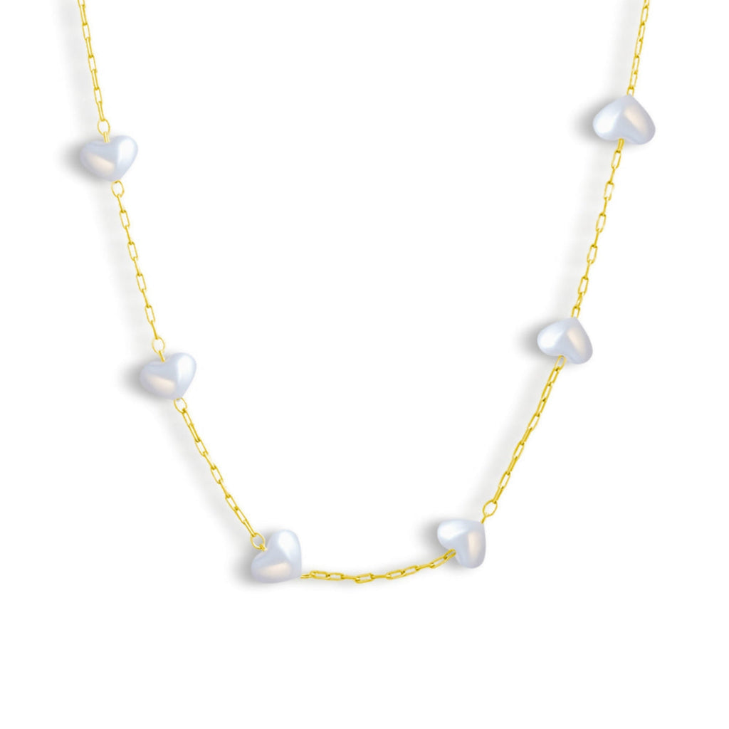 Pearl Embrace Necklace Angel