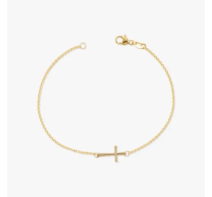 Petite Latin Cross Link Bracelet James Avery