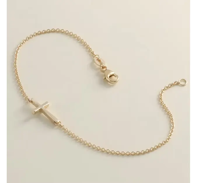 Petite Latin Cross Link Bracelet James Avery