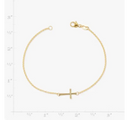 Petite Latin Cross Link Bracelet James Avery