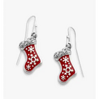Enamel Christmas Stocking Earrings James Avery