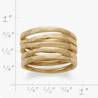 Stacked Hammered Ring James Avery