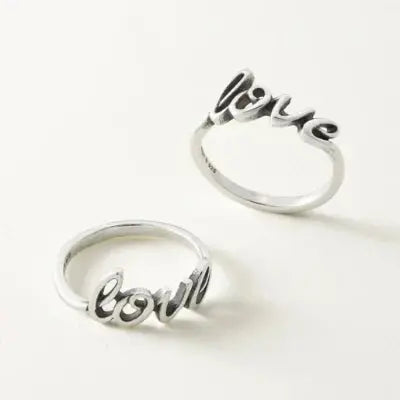 Love Script Ring James Avery