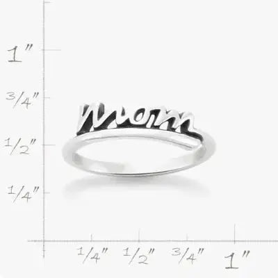 "Mom" Script Ring James Avery