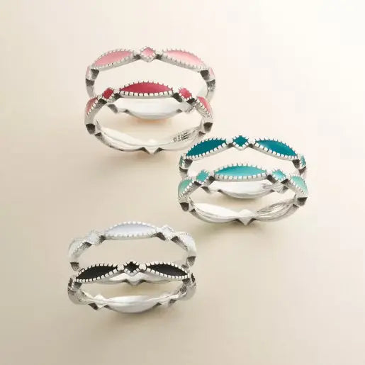 Enamel Cordoba Stacker Ring James Avery