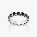 Enamel Connected Hearts Ring James Avery