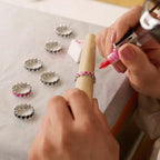 Enamel Connected Hearts Ring James Avery