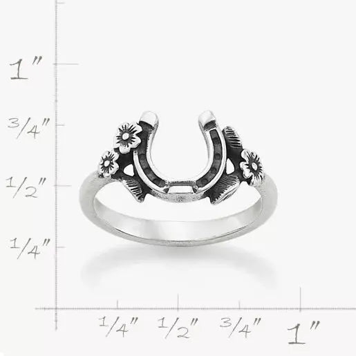 Floral Horseshoe Ring James Avery