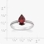 Beaded Chevron Heart Gemstone Ring James Avery