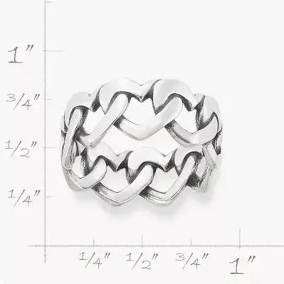 Chain of Hearts Ring James Avery