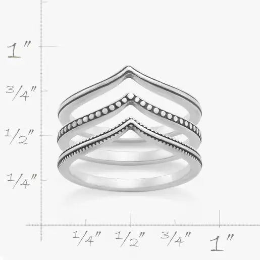 Chevron Ring Set James Avery