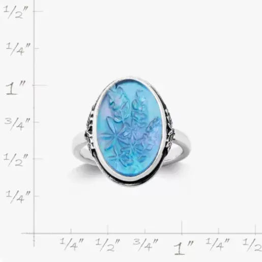 Sculpted Bluebonnet Layered Gemstone Ring James Avery