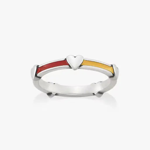 Enamel Band with Hearts Ring James Avery