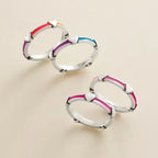 Enamel Band with Hearts Ring James Avery