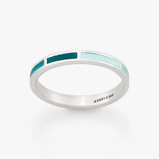 Enamel Mosaic Stacker Ring James Avery