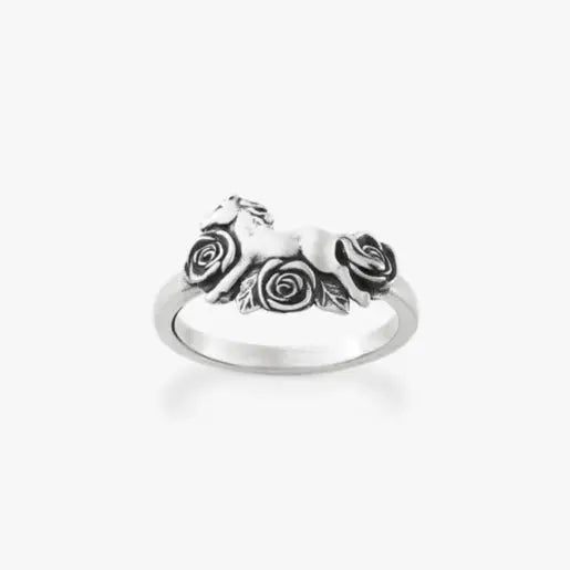 Horse and Roses Ring James Avery
