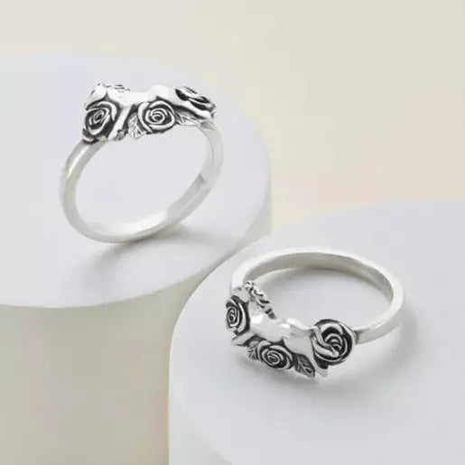 Horse and Roses Ring James Avery