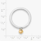 Petite Heart of Gold Dangle Ring James Avery