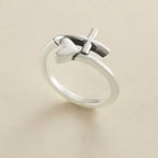 Delicate Heart Initial Ring James Avery