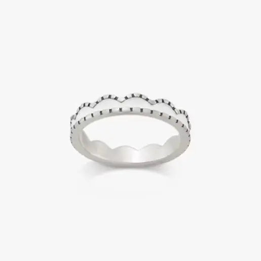 Enamel Scalloped Stacker Ring James Avery