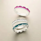 Enamel Scalloped Stacker Ring James Avery