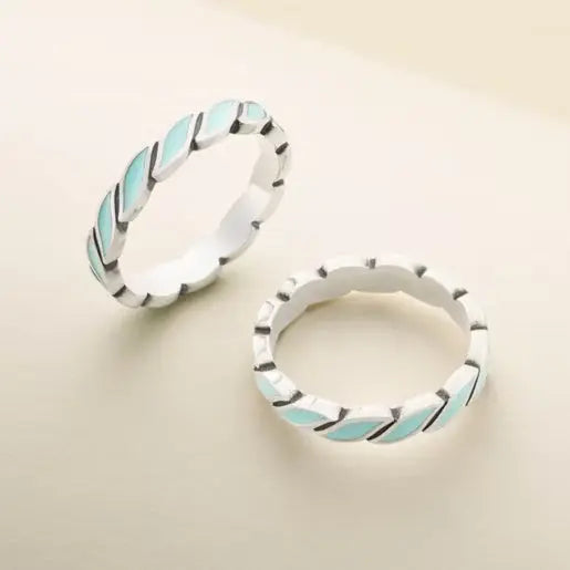 Enamel Twist Stacker Ring James Avery