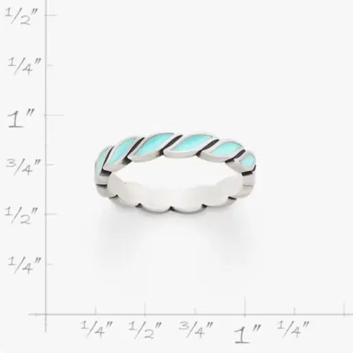 Enamel Twist Stacker Ring James Avery