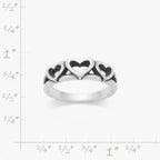 Triple Hearts Ring James Avery