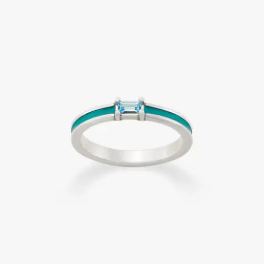 Enamel Gemstone Stacker Ring James Avery