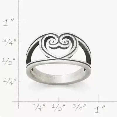 Traced Lines Heart Ring James Avery