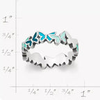 Enamel Connected Butterflies Ring James Avery