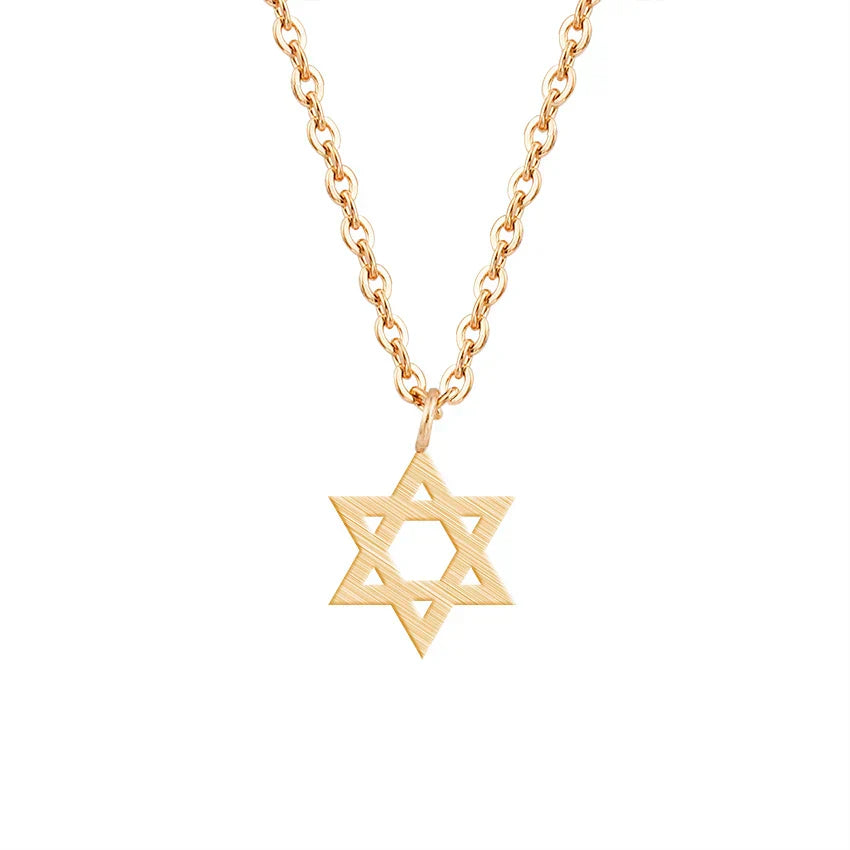 David Pendant Necklace  Emblem Talisman Seal of Solomon Sign Evry Jewels
