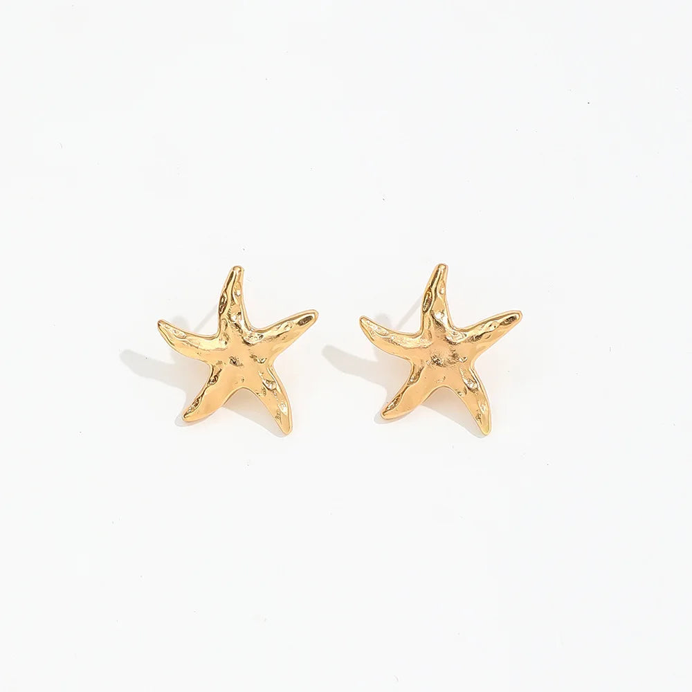 Starfish Stud Earrings Evry Jewellery