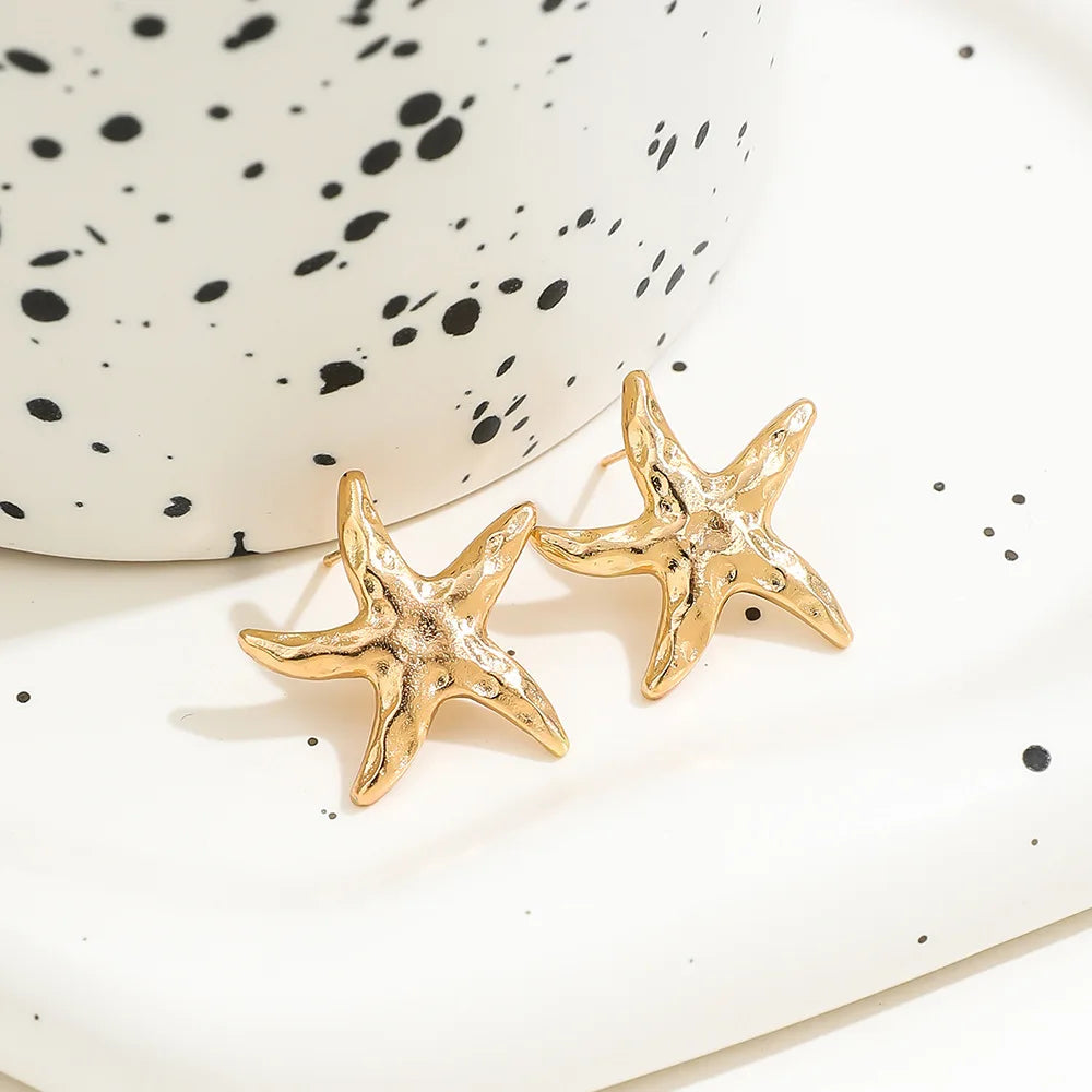 Starfish Stud Earrings Evry Jewellery