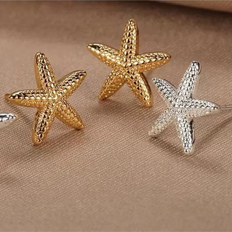 Starfish Stud Earrings Evry Jewellery
