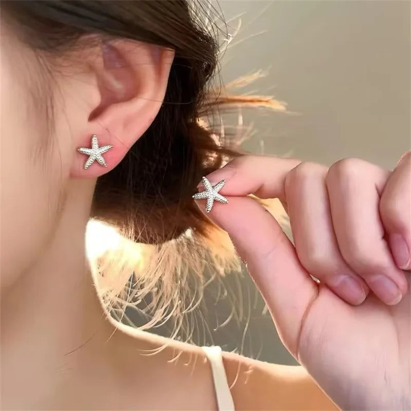 Starfish Stud Earrings Evry Jewellery