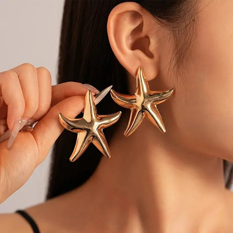 Starfish Stud Earrings Evry Jewellery