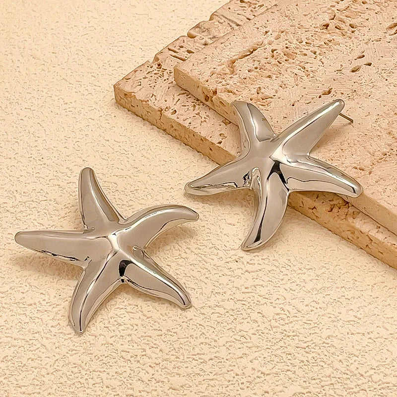 Starfish Stud Earrings Evry Jewellery