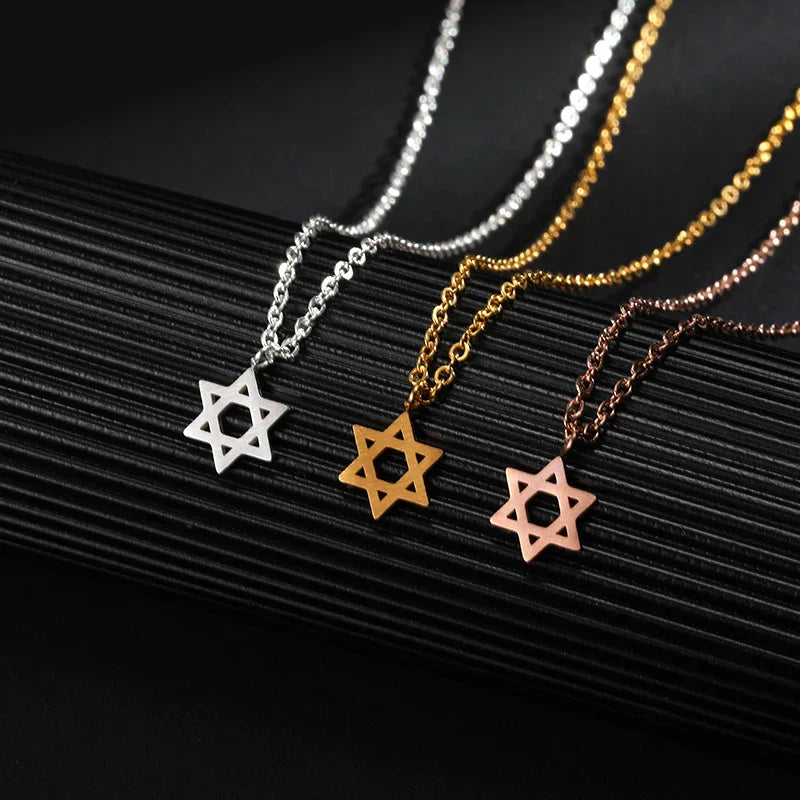 David Pendant Necklace  Emblem Talisman Seal of Solomon Sign Evry Jewels