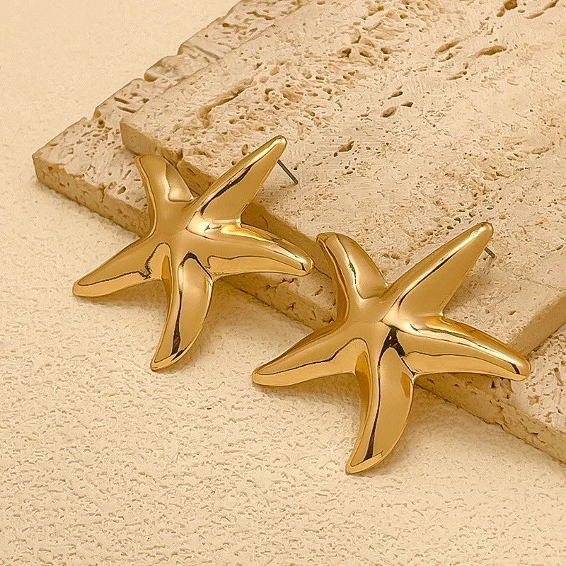 Starfish Stud Earrings Evry Jewellery
