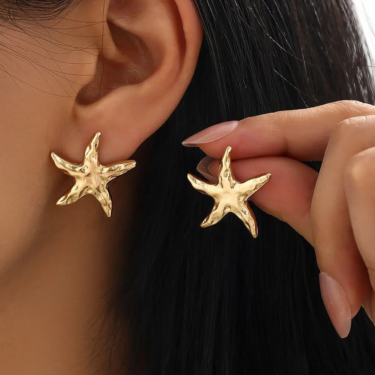 Starfish Stud Earrings Evry Jewellery