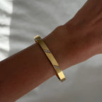 Shimmer Stripe Bangle Nicole