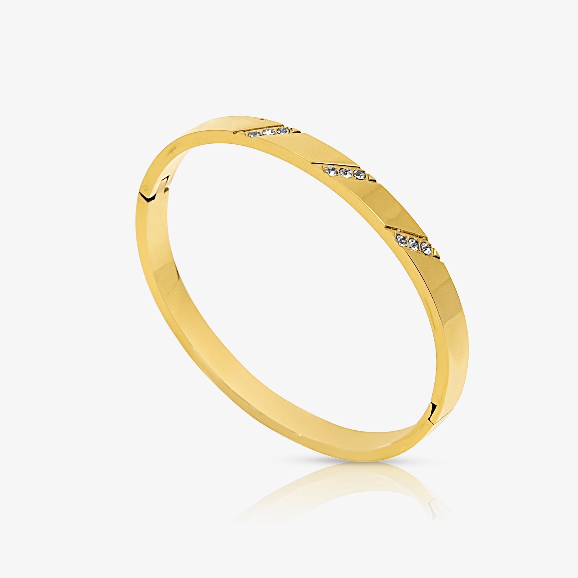 Shimmer Stripe Bangle Nicole