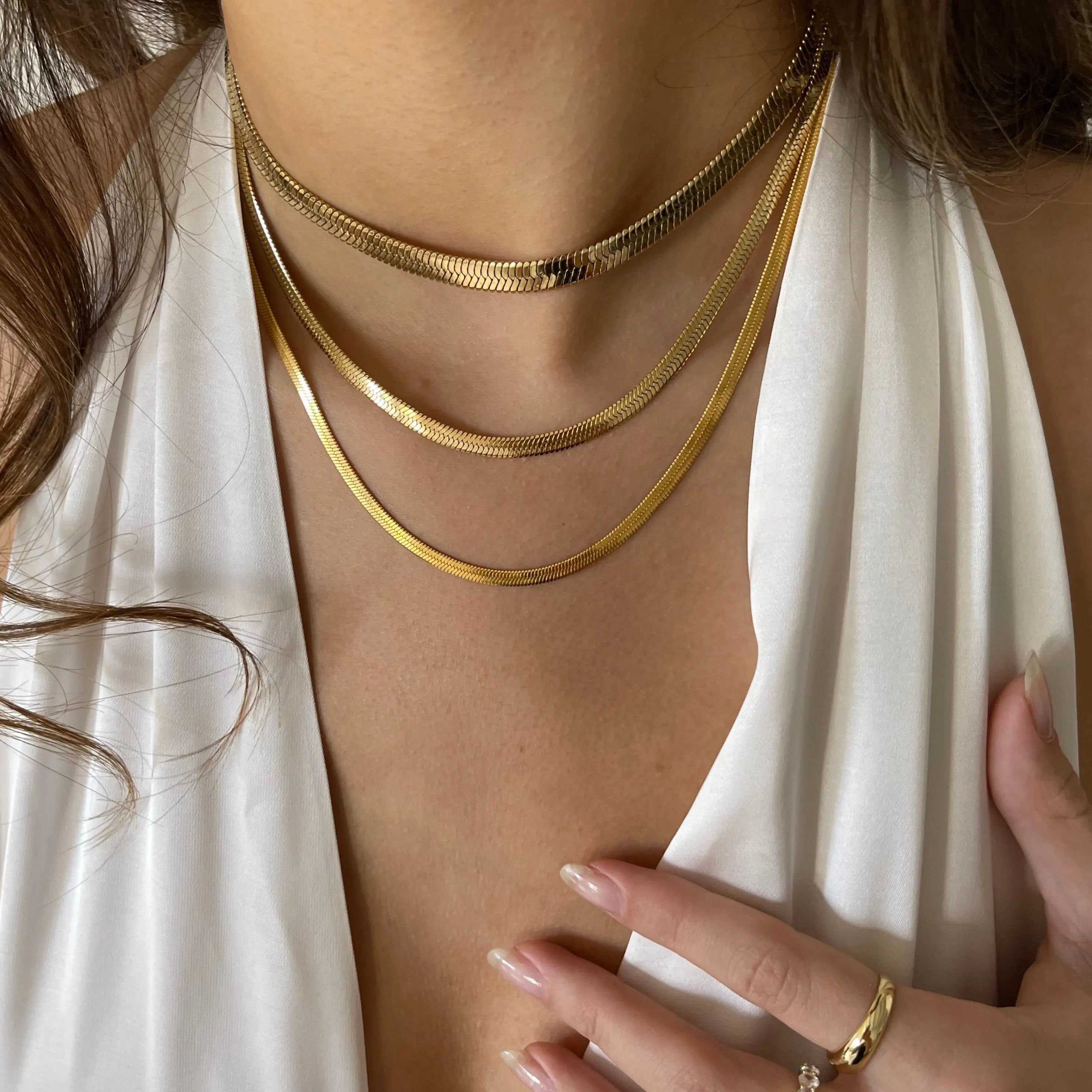 Shining Snake Necklace Angel