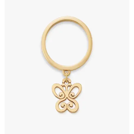 Small Spring Butterfly Charm Dangle Ring James Avery