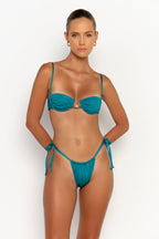 HARPER Blue Fondale - Balconette Bikini Top Sommer Swim