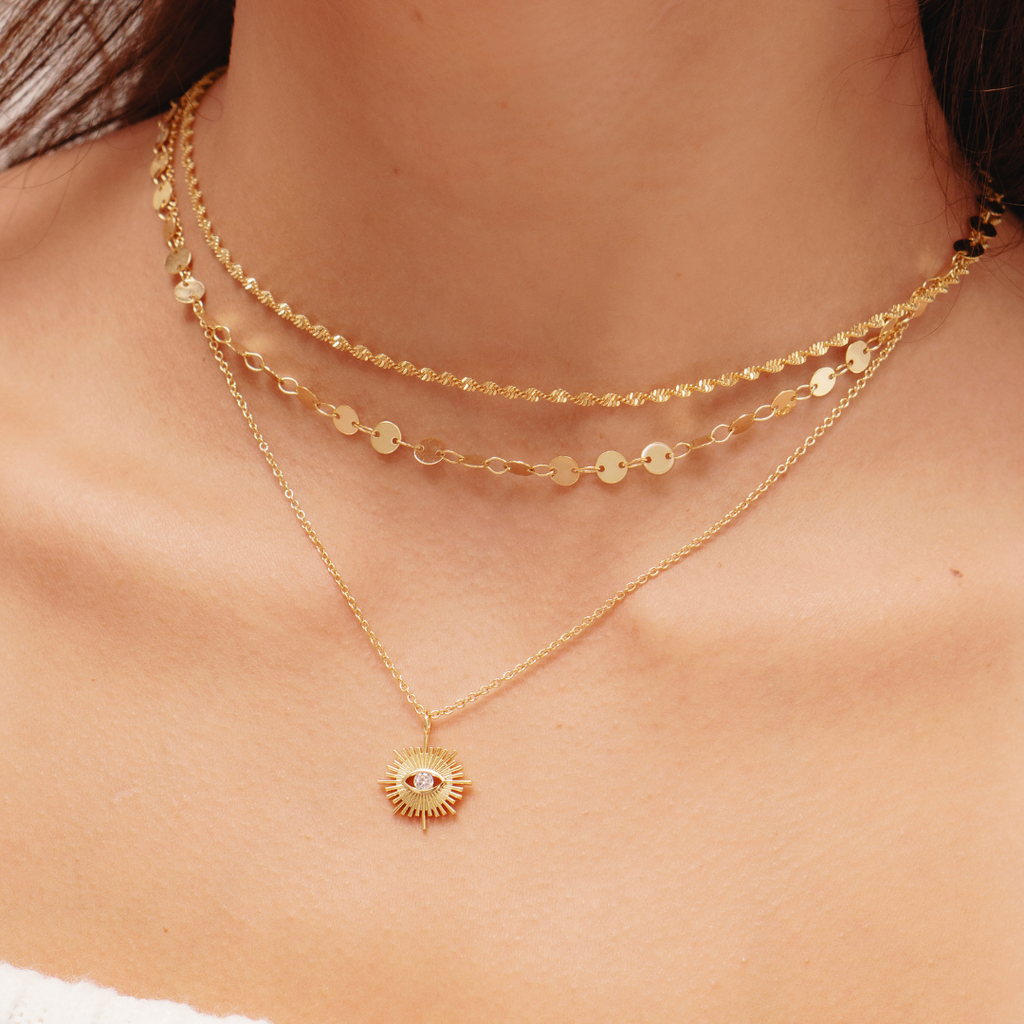 Sun's Eye Necklace Lee