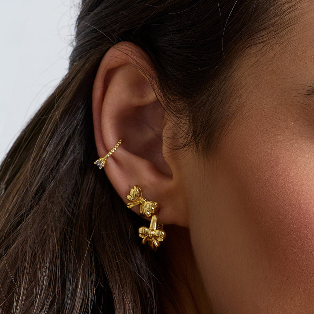 Ribbon Club Bundle: 3 Piece Earring and Cuff Bundle Lee